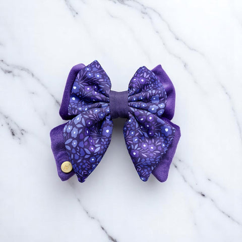 Dog Butterfly Bow Tie: Notting Hill Blackberry
