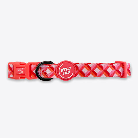 Adjustable Dog Collar: Knightsbridge Coral